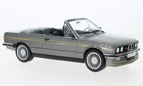 BMW-Alpina C2 2.7 Cabriolet 1986 Grijs Metallic/Dekor - 1:18